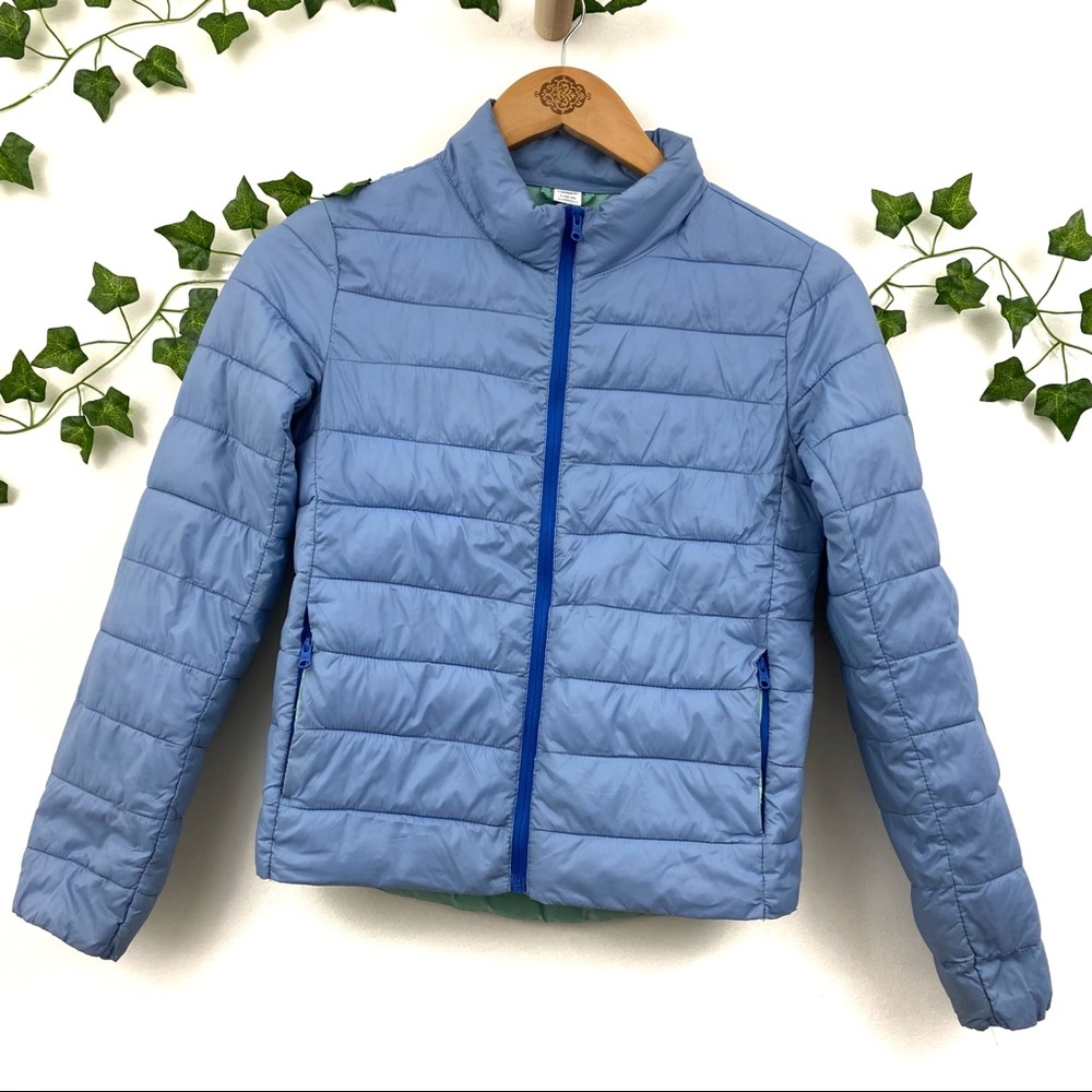 Old Navy Girls Lightweight Packable Puffer Jacket SZ L 10-12